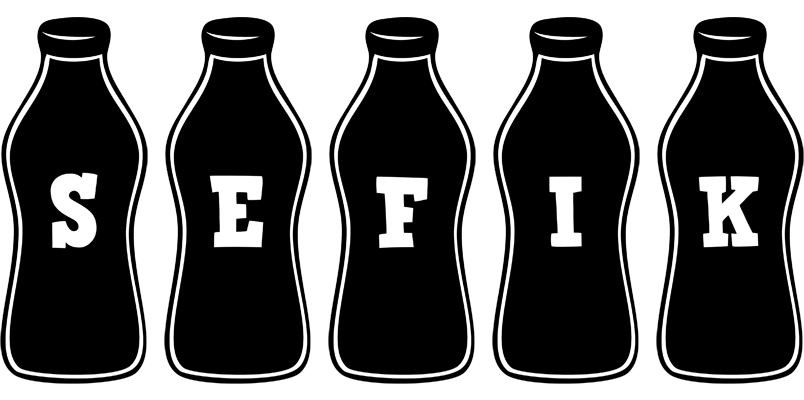 Sefik bottle logo
