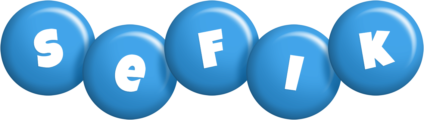Sefik candy-blue logo