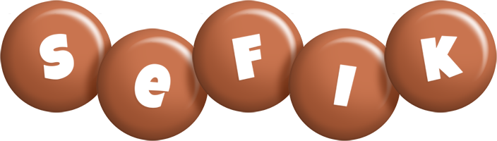 Sefik candy-brown logo