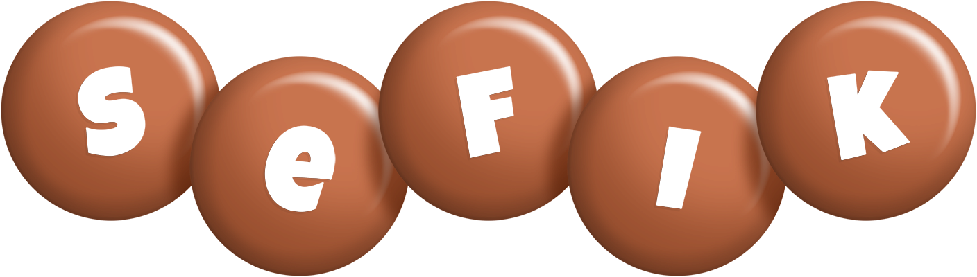 Sefik candy-brown logo