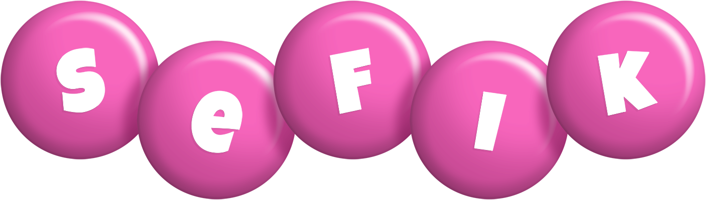 Sefik candy-pink logo