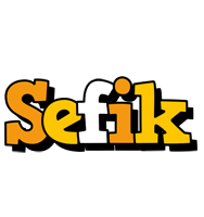 Sefik cartoon logo