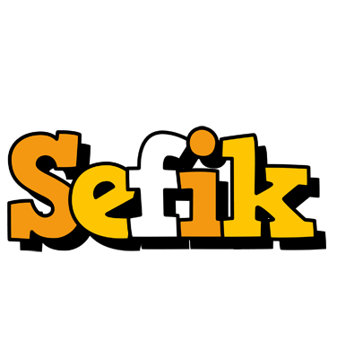 Sefik cartoon logo