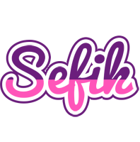 Sefik cheerful logo