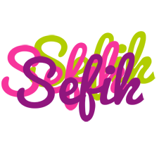 Sefik flowers logo