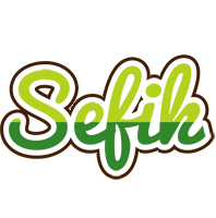 Sefik golfing logo