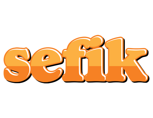 Sefik orange logo