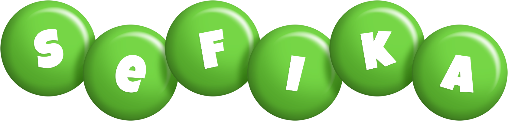 Sefika candy-green logo