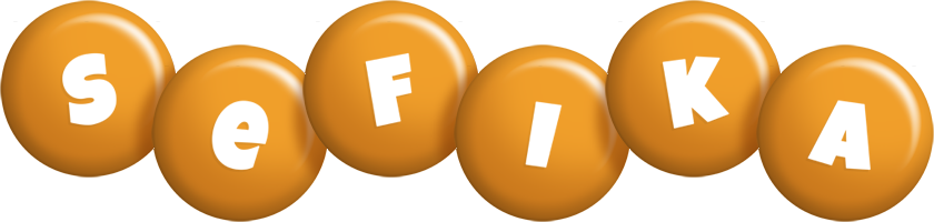 Sefika candy-orange logo