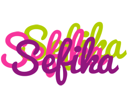 Sefika flowers logo