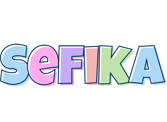 Sefika pastel logo