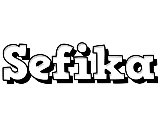 Sefika snowing logo