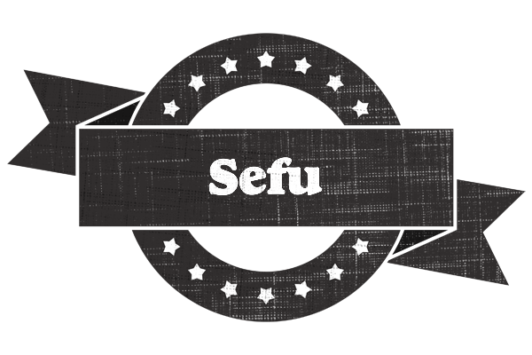 Sefu grunge logo