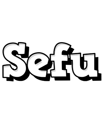 Sefu snowing logo