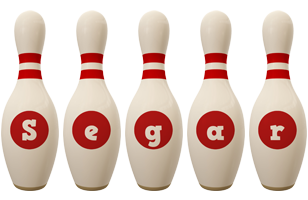 Segar bowling-pin logo