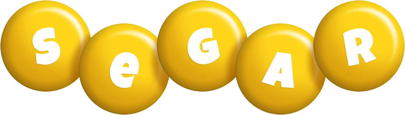 Segar candy-yellow logo