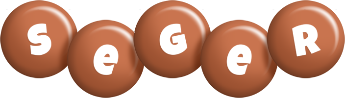 Seger candy-brown logo