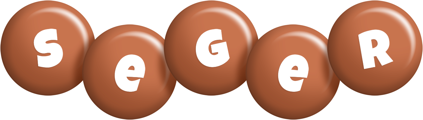 Seger candy-brown logo