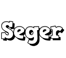 Seger snowing logo