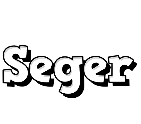 Seger snowing logo