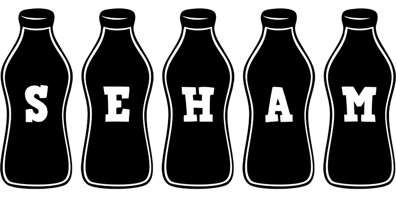 Seham bottle logo