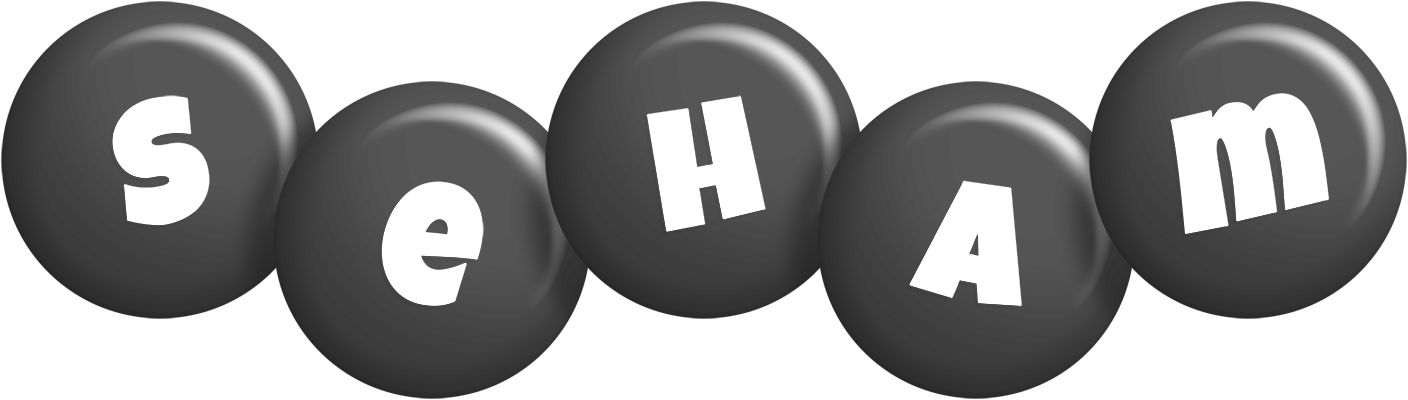 Seham candy-black logo