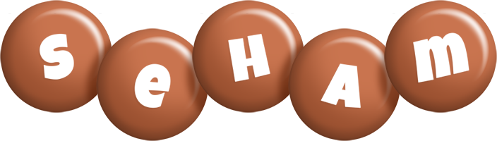 Seham candy-brown logo