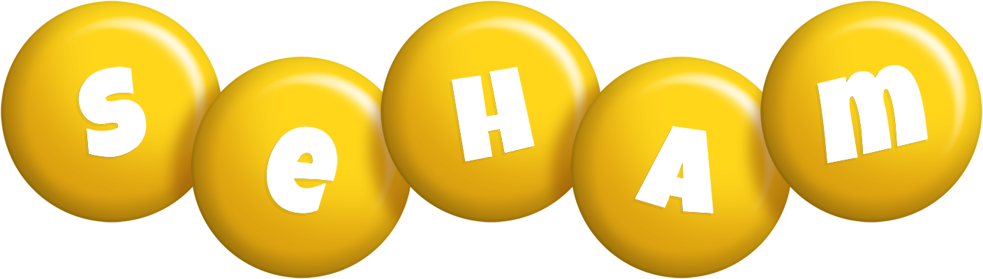 Seham candy-yellow logo