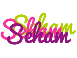 Seham flowers logo