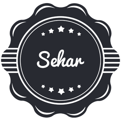 Sehar badge logo