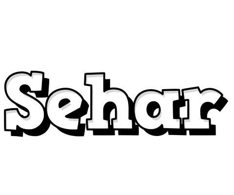 Sehar snowing logo