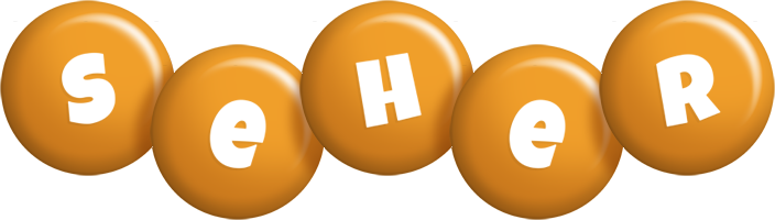 Seher candy-orange logo