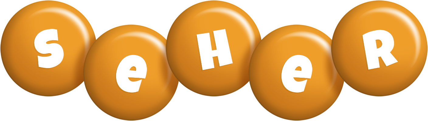 Seher candy-orange logo