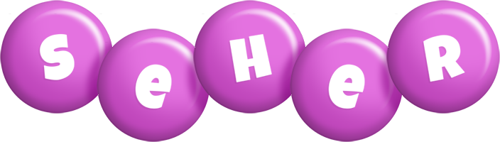 Seher candy-purple logo