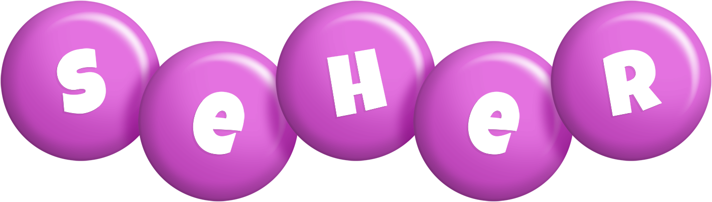 Seher candy-purple logo