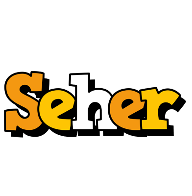 Seher cartoon logo