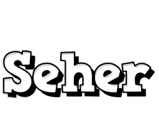 Seher snowing logo