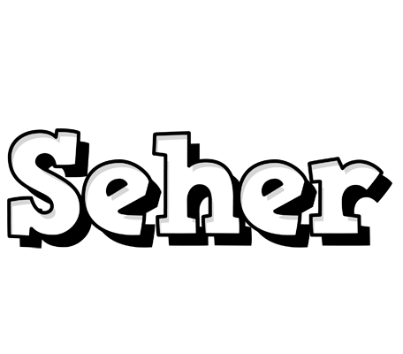 Seher snowing logo