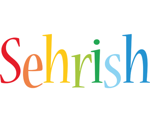 Sehrish birthday logo