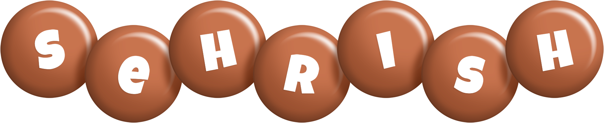 Sehrish candy-brown logo