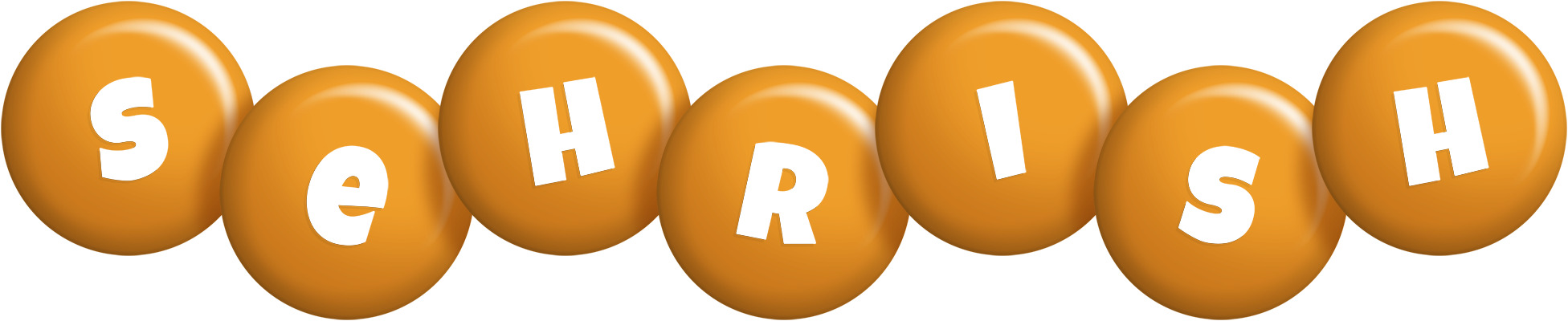 Sehrish candy-orange logo