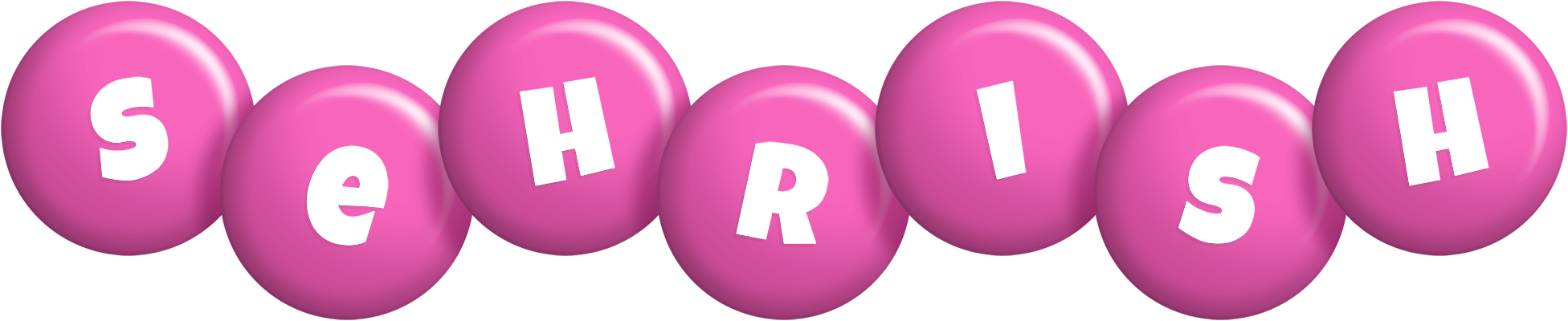 Sehrish candy-pink logo