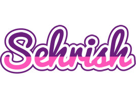 Sehrish cheerful logo