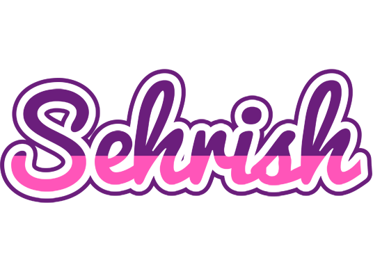 Sehrish cheerful logo