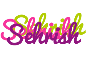 Sehrish flowers logo