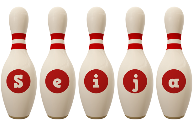 Seija bowling-pin logo