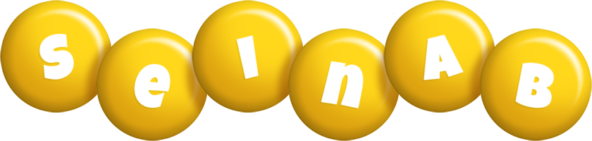 Seinab candy-yellow logo