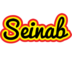 Seinab flaming logo
