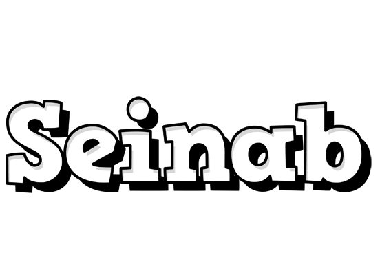 Seinab snowing logo