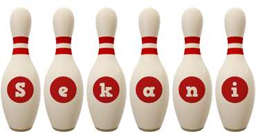 Sekani bowling-pin logo